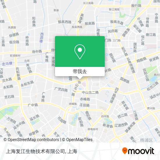 上海复江生物技术有限公司地图