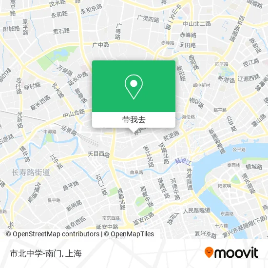 市北中学-南门地图