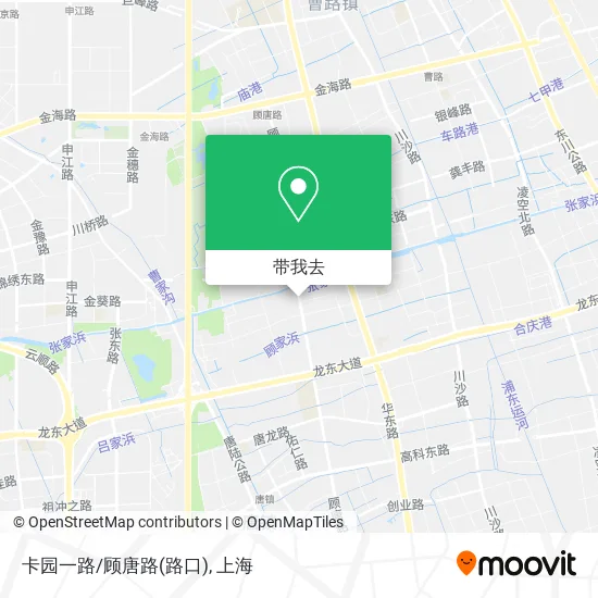 卡园一路/顾唐路(路口)地图