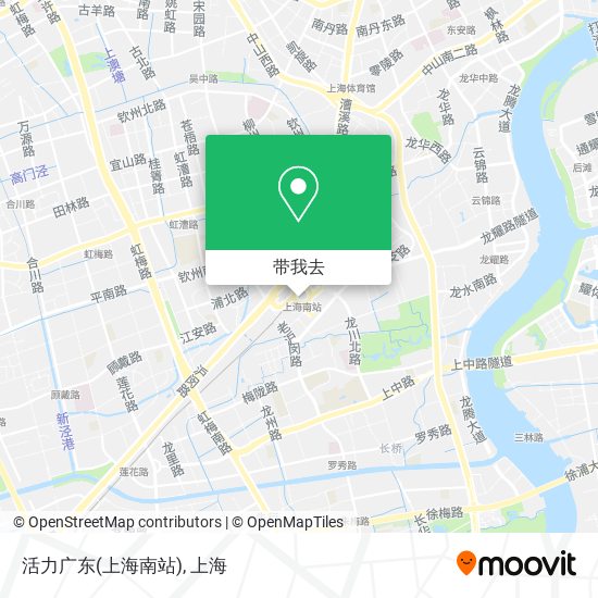 活力广东(上海南站)地图