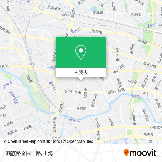 鹤霞路金园一路地图