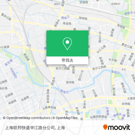 上海联邦快递华江路分公司地图