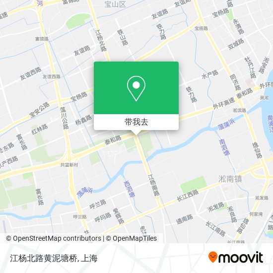 江杨北路黄泥塘桥地图