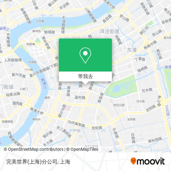 完美世界(上海)分公司地图