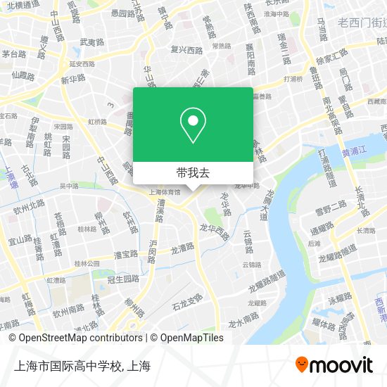 上海市国际高中学校地图