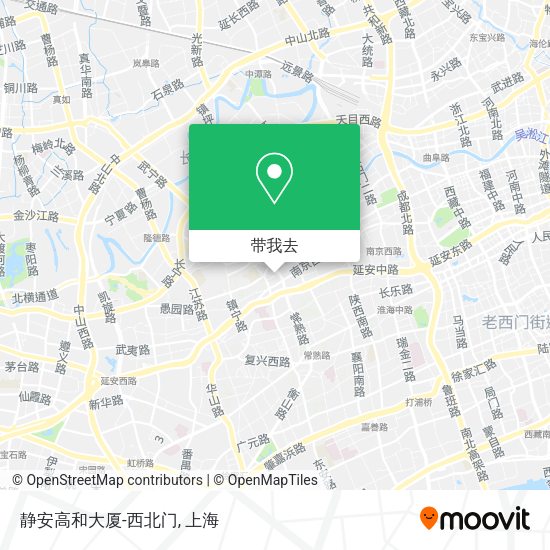 静安高和大厦-西北门地图