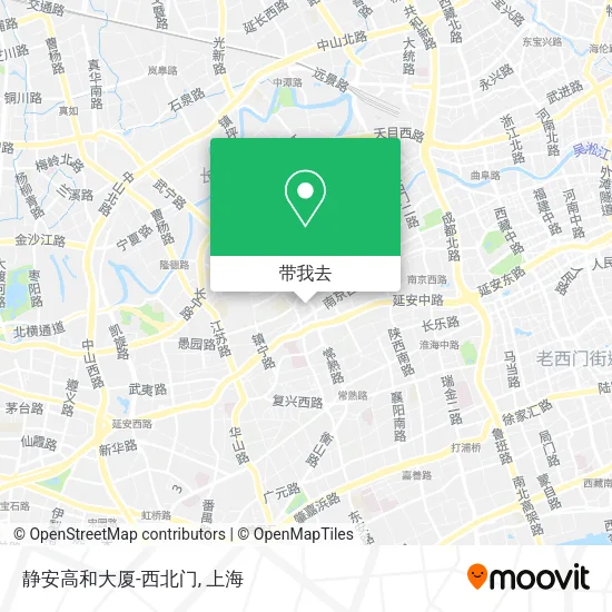 静安高和大厦-西北门地图