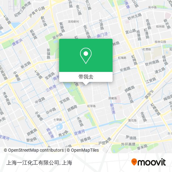 上海一江化工有限公司地图