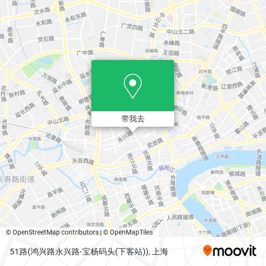 51路(鸿兴路永兴路-宝杨码头(下客站))地图