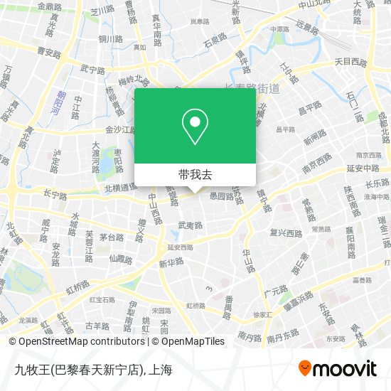 九牧王(巴黎春天新宁店)地图
