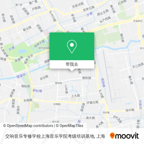 交响音乐专修学校上海音乐学院考级培训基地地图