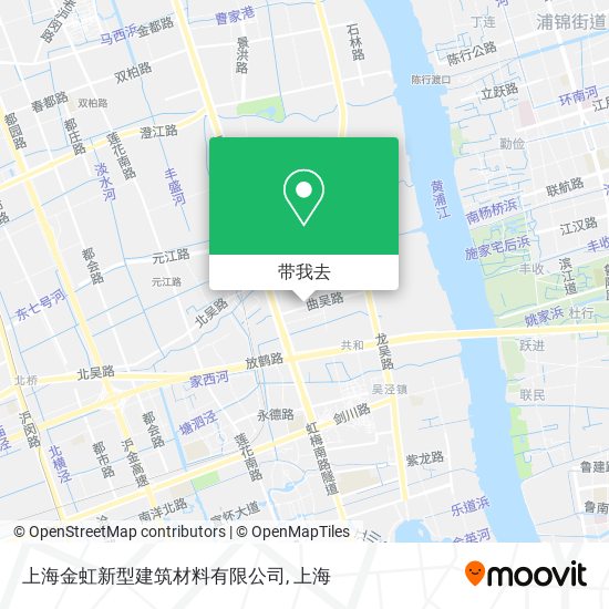 上海金虹新型建筑材料有限公司地图