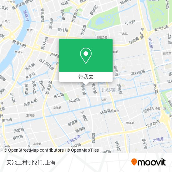 天池二村-北2门地图