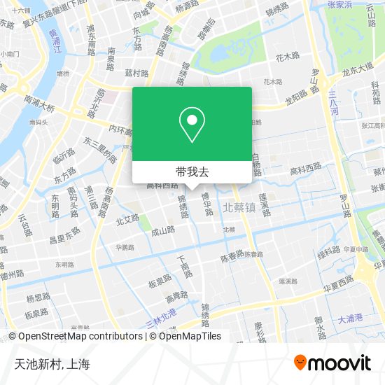 天池新村地图