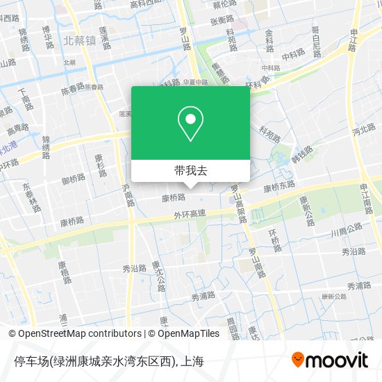 停车场(绿洲康城亲水湾东区西)地图