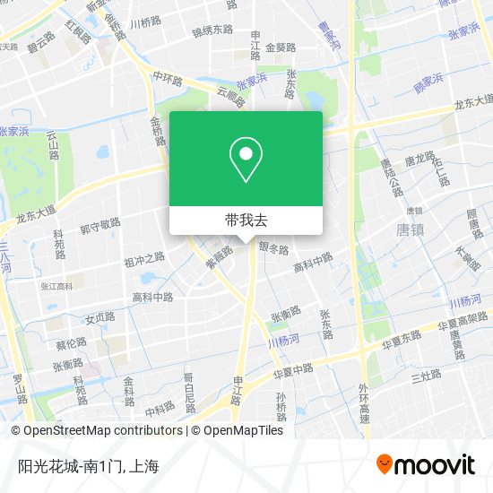 阳光花城-南1门地图