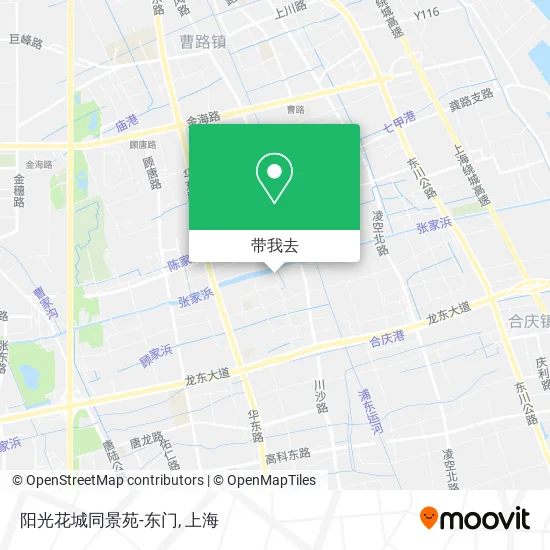 阳光花城同景苑-东门地图