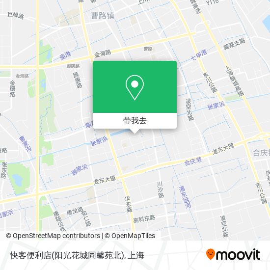 快客便利店(阳光花城同馨苑北)地图