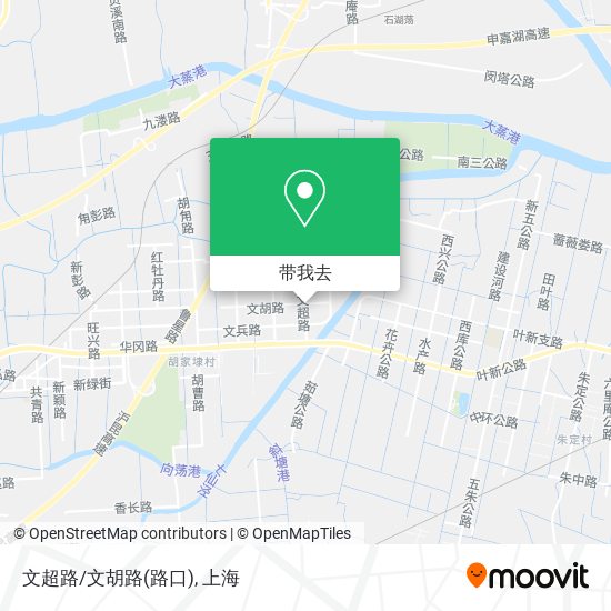 文超路/文胡路(路口)地图