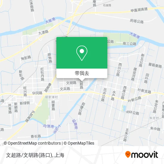 文超路/文胡路(路口)地图