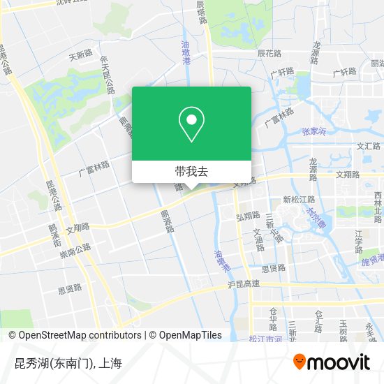 昆秀湖(东南门)地图