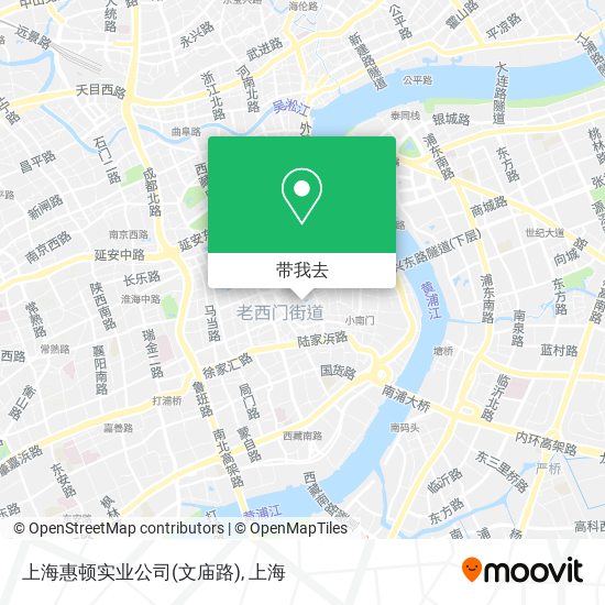 上海惠顿实业公司(文庙路)地图