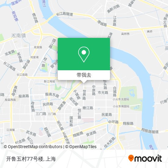 开鲁五村77号楼地图