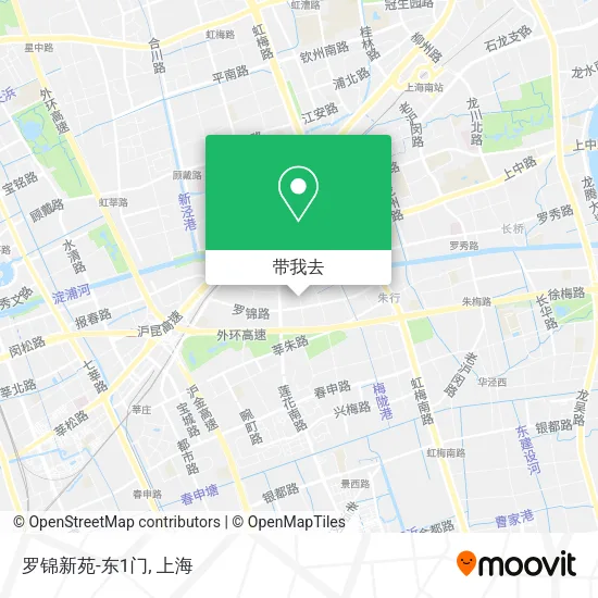 罗锦新苑-东1门地图