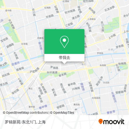 罗锦新苑-东北1门地图