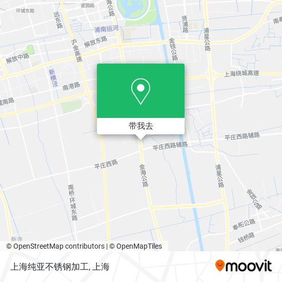上海纯亚不锈钢加工地图
