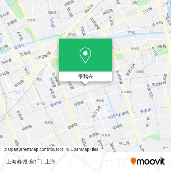 上海春城-东1门地图