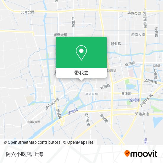 阿六小吃店地图