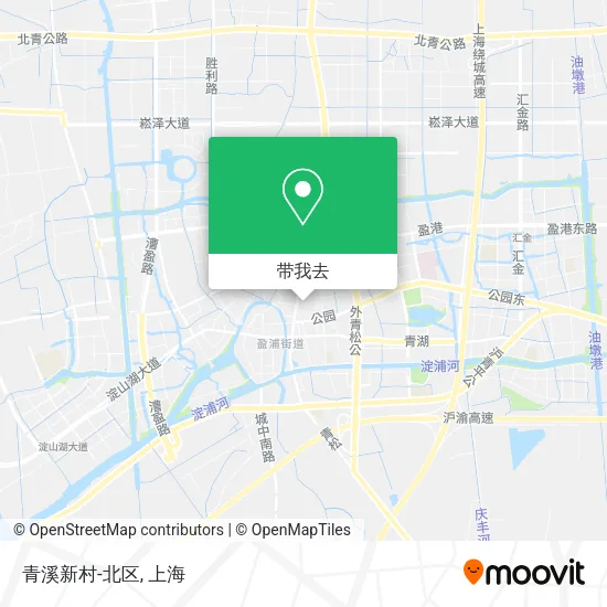 青溪新村-北区地图
