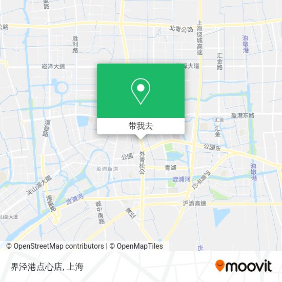 界泾港点心店地图