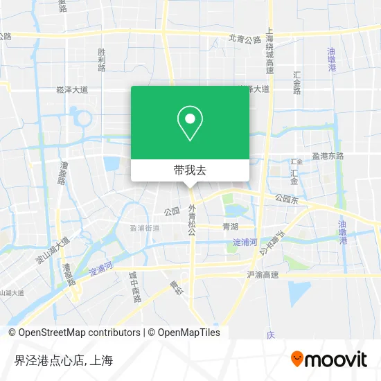 界泾港点心店地图