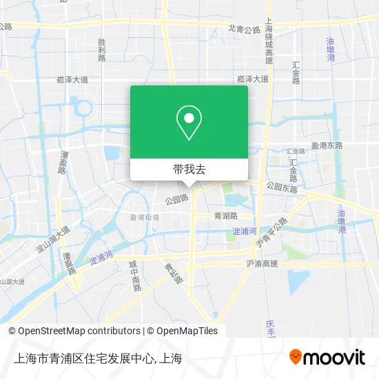 上海市青浦区住宅发展中心地图