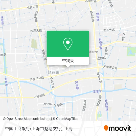 中国工商银行(上海市赵巷支行)地图