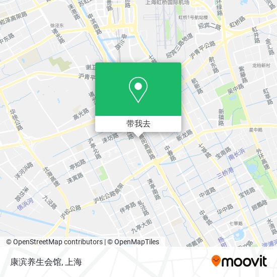 康滨养生会馆地图