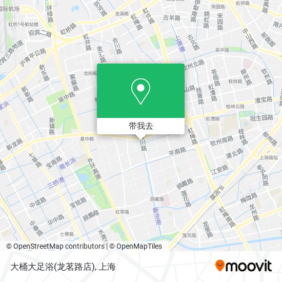大桶大足浴(龙茗路店)地图