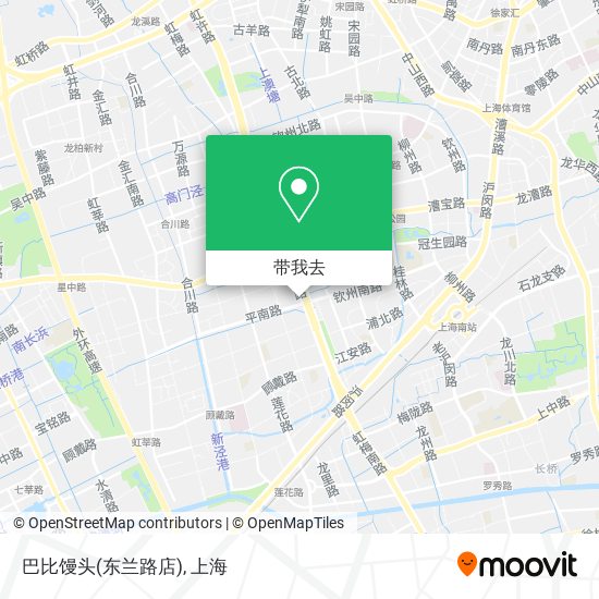 巴比馒头(东兰路店)地图