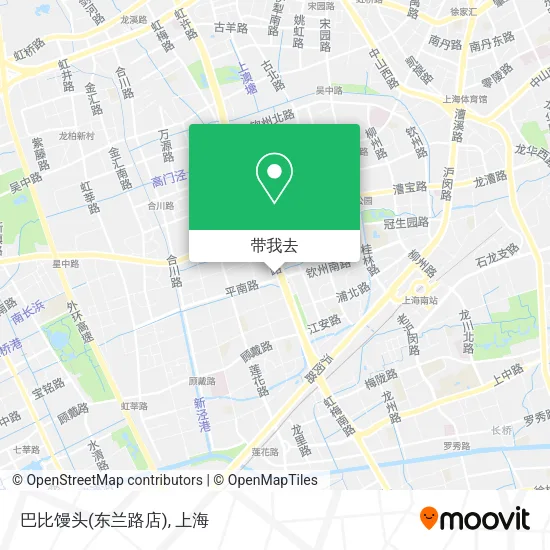 巴比馒头(东兰路店)地图
