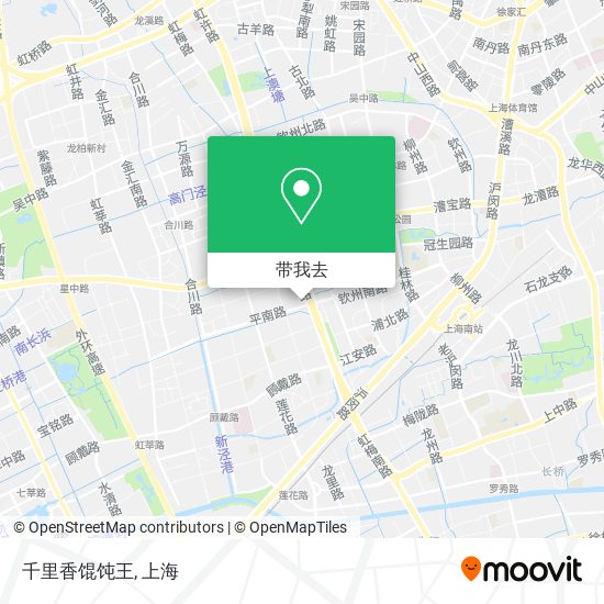 千里香馄饨王地图