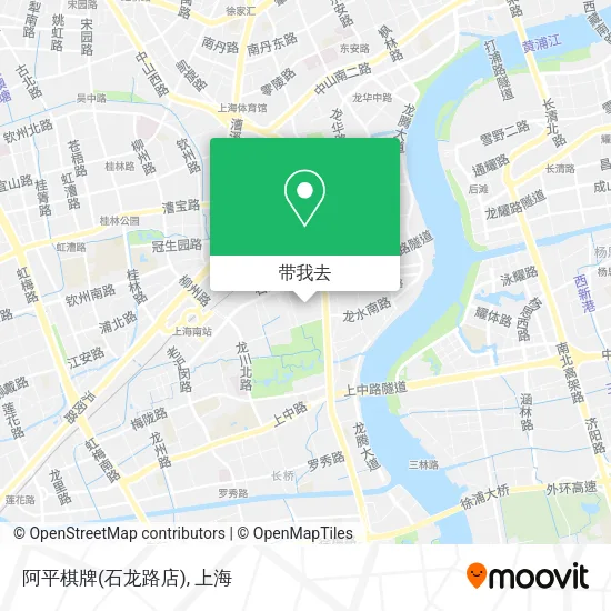 阿平棋牌(石龙路店)地图