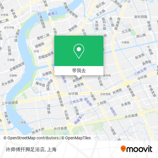许师傅扦脚足浴店地图