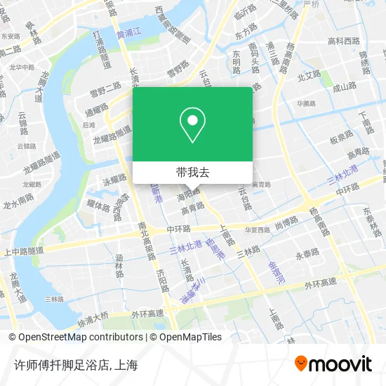 许师傅扦脚足浴店地图