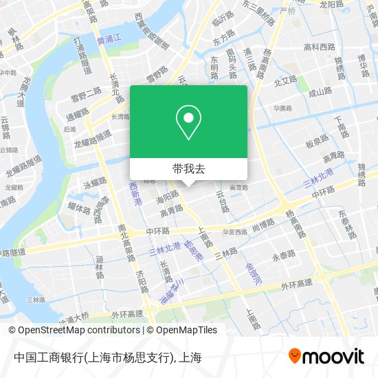 中国工商银行(上海市杨思支行)地图