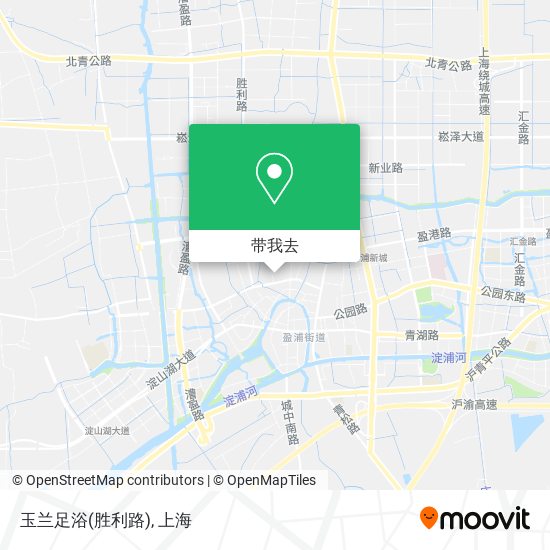 玉兰足浴(胜利路)地图