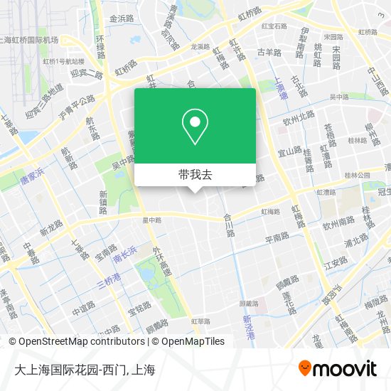 大上海国际花园-西门地图