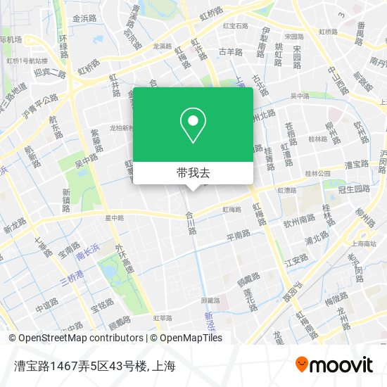 漕宝路1467弄5区43号楼地图