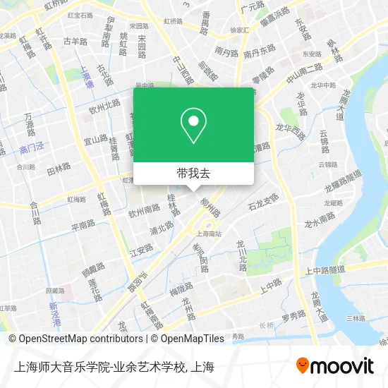 上海师大音乐学院-业余艺术学校地图
